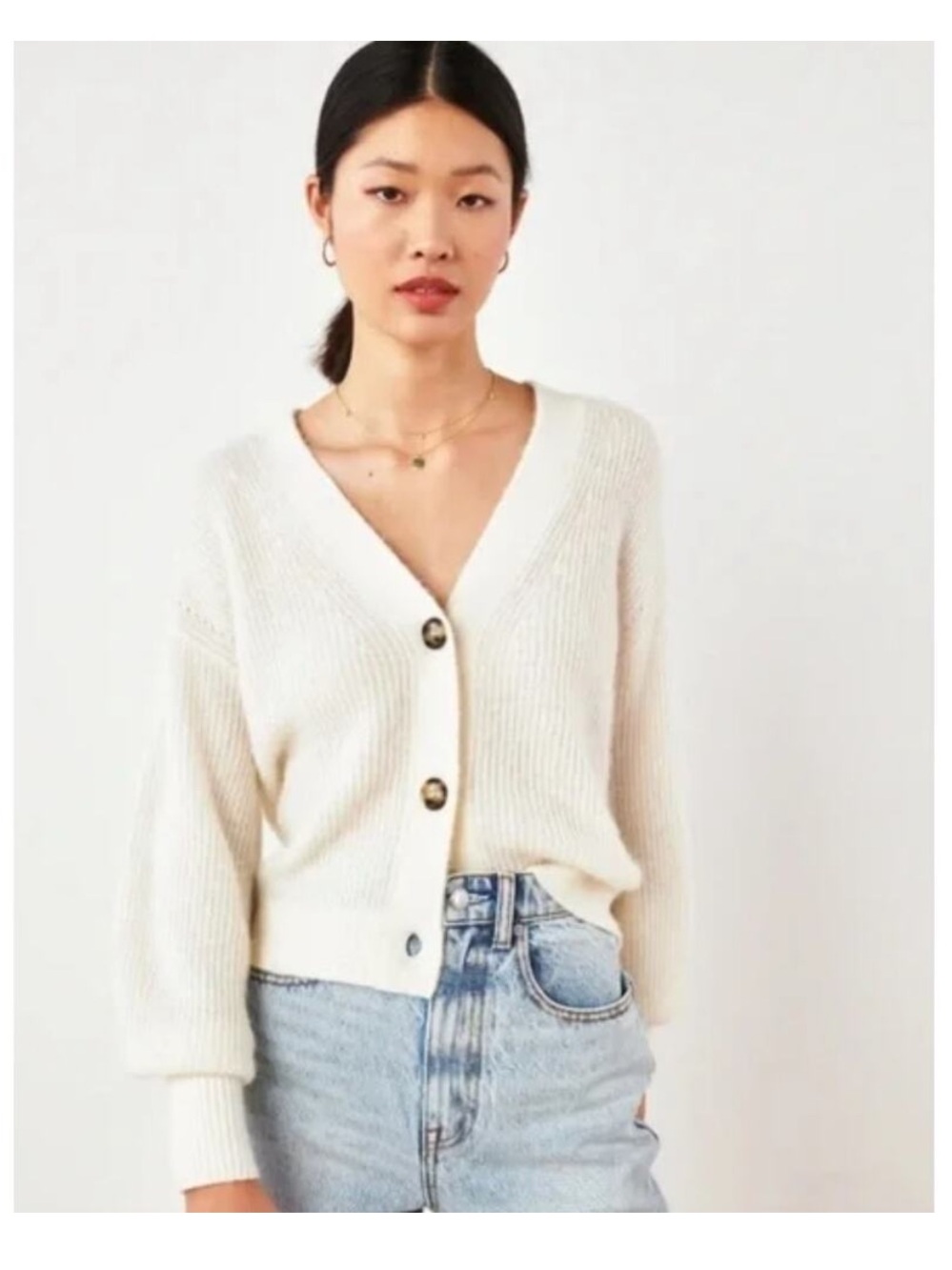 Quince Baby Alpaca-wool cropped Cardigan